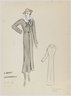 Fashion and Costume Sketch Collection, 1912-1950.