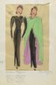 Fashion and Costume Sketch Collection.