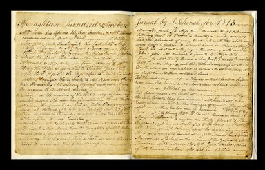 <em>"Jane Schenck journal."</em>, 1812-1816. Printed material. Brooklyn Museum. (CS71_Sch21_A4_Malbone_Schenck_p06-07_edited_SL1.jpg