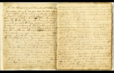 <em>"Jane Schenck journal."</em>, 1812-1816. Printed material. Brooklyn Museum. (CS71_Sch21_A4_Malbone_Schenck_p10-11_edited_SL1.jpg