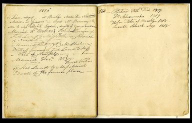 <em>"Jane Schenck journal."</em>, 1812-1816. Printed material. Brooklyn Museum. (CS71_Sch21_A4_Malbone_Schenck_p40-41_edited_SL1.jpg