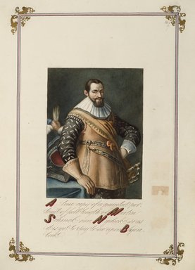 <em>"A true copy of a painted portrait of full length of Martin Schenck van Nydeck so as it is yet today to see upon Blyenbeck."</em>, 2013. Printed material. Brooklyn Museum. (Photo: Brooklyn Museum, CS71_Sch26_D94_Schenck_p046a_PS6.jpg