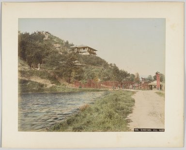 <em>"1206. Suwayama Hill, Kobe"</em>, 1890. Bw photographic print, hand tinted. Brooklyn Museum. (Photo: Brooklyn Museum, DS809_P561_no08b_PS4.jpg