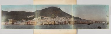 <em>"Hong Kong Harbor"</em>, 1890. Bw photographic print, hand tinted. Brooklyn Museum. (Photo: Brooklyn Museum, DS809_P561_no14b_PS4.jpg