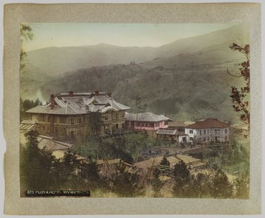 <em>"623. Fujiya Hotel, Miyanoshita."</em>, 1890. Bw photographic print, sepia toned. Brooklyn Museum. (Photo: Brooklyn Museum, DS809_P56_vol1_no38b_PS4.jpg