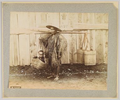 <em>"39. Peasant."</em>, 1890. Bw photographic print, sepia toned. Brooklyn Museum. (Photo: Brooklyn Museum, DS809_P56_vol2_no67_PS4.jpg