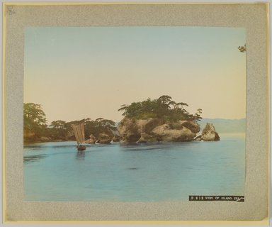 <em>"B838. View of Island Sea."</em>, 1890. Bw photographic print, sepia toned. Brooklyn Museum. (Photo: Brooklyn Museum, DS809_P56_vol2_no86_PS4.jpg