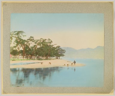 <em>"H27. Miyajima Aki."</em>, 1890. Bw photographic print, sepia toned. Brooklyn Museum. (Photo: Brooklyn Museum, DS809_P56_vol2_no92_PS4.jpg