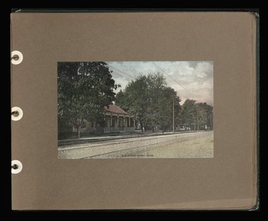 <em>"Old Ditmas - Green House."</em>. Photograph album, 8.375 x 10.125 in (21 x 26.6 cm). Brooklyn Museum, CHART_2012. (F129_B79_B776_Brooklyn_Garden_14.jpg