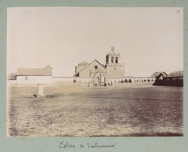 <em>"Eglise de Tiahuanaco."</em>, 1903. Bw photograph (original print), 9 x 7in (23 x 18cm). Brooklyn Museum, Sintich. (F3319.1_T55_M69_Sintich_006.jpg