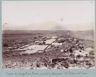 <em>"Ruines du groupe Puma Punco, nommés vulgairement 'El Palacio del Inca.'"</em>, 1903. Bw photograph (original print), 9 x 7in (23 x 18cm). Brooklyn Museum, Sintich. (F3319.1_T55_M69_Sintich_051.jpg