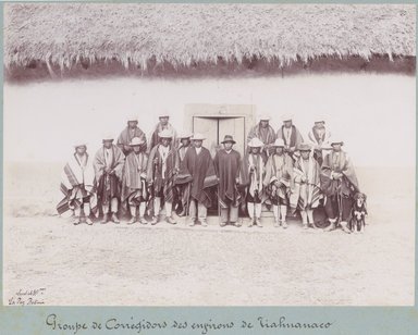 <em>"Groupe de Corregidors des environs de Tiahuanaco."</em>, 1903. Bw photograph (original print), 9 x 7in (23 x 18cm). Brooklyn Museum, Sintich. (F3319.1_T55_M69_Sintich_061.jpg