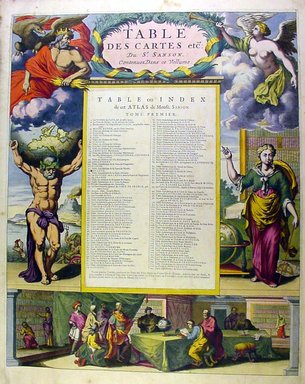 <em>"Nicolas Sanson. Atlas nouveau, 1692. Table of contents."</em>, 1692. Printed material. Brooklyn Museum. (G1015_Sa5_Sanson_Atlas_table_of_contents.jpg