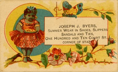 <em>"Trade card. Edwin C. Burt & Co. Brooklyn."</em>. Brooklyn Museum, CHART_2012. (HF5841_B11_partB_tradecard03_Byers.jpg