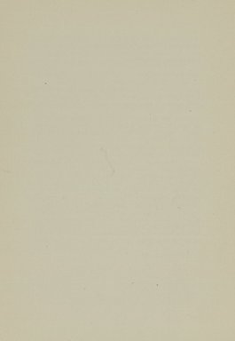 <em>"Blank page."</em>, 1919. Printed material. Brooklyn Museum, NYARC Documenting the Gilded Age phase 2. (Photo: New York Art Resources Consortium, N1228_B66_1919_0016.jpg