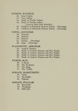 <em>"Checklist."</em>, 1919. Printed material. Brooklyn Museum, NYARC Documenting the Gilded Age phase 2. (Photo: New York Art Resources Consortium, N1228_B66_1919_0019.jpg
