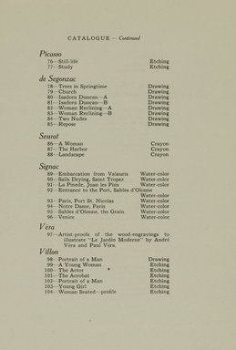 <em>"Checklist."</em>, 1914. Printed material. Brooklyn Museum, NYARC Documenting the Gilded Age phase 2. (Photo: New York Art Resources Consortium, N1236_F84_C23f_0009.jpg
