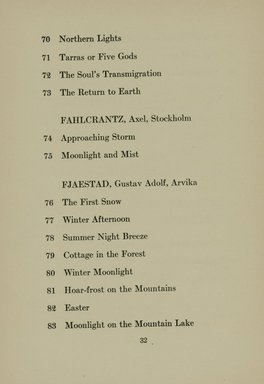 <em>"Checklist."</em>, 1916. Printed material. Brooklyn Museum, NYARC Documenting the Gilded Age phase 2. (Photo: New York Art Resources Consortium, N1236_Sw3_B79_0034.jpg