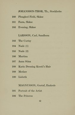 <em>"Checklist."</em>, 1916. Printed material. Brooklyn Museum, NYARC Documenting the Gilded Age phase 2. (Photo: New York Art Resources Consortium, N1236_Sw3_B79_0044.jpg