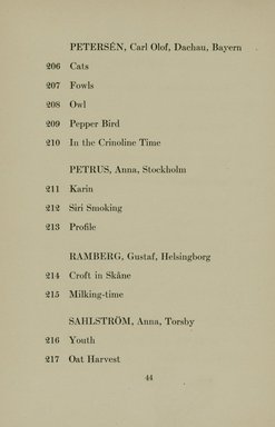 <em>"Checklist."</em>, 1916. Printed material. Brooklyn Museum, NYARC Documenting the Gilded Age phase 2. (Photo: New York Art Resources Consortium, N1236_Sw3_B79_0046.jpg