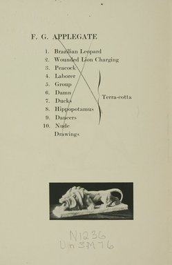 <em>"Checklist with illustrations."</em>, 1915. Printed material. Brooklyn Museum, NYARC Documenting the Gilded Age phase 1. (Photo: New York Art Resources Consortium, N1236_Un3_M76_0008.jpg