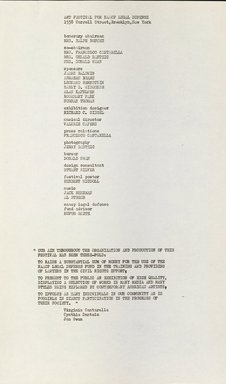 <em>"Front matter."</em>, 1963. Printed material. Brooklyn Museum, #Activism. (Photo: Brooklyn Museum, N1236_Un3_N115_NAACP1963_p02.jpg