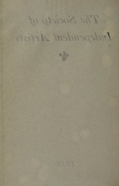 <em>"Inside front cover."</em>, 1918. Printed material. Brooklyn Museum, NYARC Documenting the Gilded Age phase 2. (Photo: New York Art Resources Consortium, N1236_Un3_So2_1918_0002.jpg