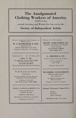 <em>"Advertisement."</em>, 1918. Printed material. Brooklyn Museum, NYARC Documenting the Gilded Age phase 2. (Photo: New York Art Resources Consortium, N1236_Un3_So2_1918_0112.jpg