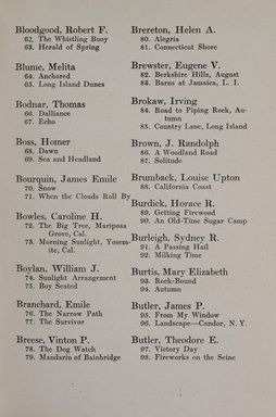 <em>"Section header."</em>, 1919. Printed material. Brooklyn Museum, NYARC Documenting the Gilded Age phase 2. (Photo: New York Art Resources Consortium, N1236_Un3_So2_1919_0085.jpg