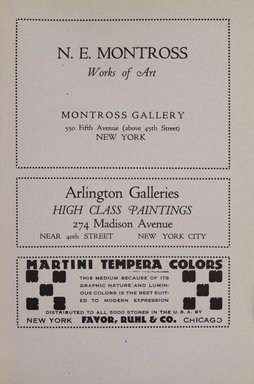 <em>"Advertisement."</em>, 1919. Printed material. Brooklyn Museum, NYARC Documenting the Gilded Age phase 2. (Photo: New York Art Resources Consortium, N1236_Un3_So2_1919_0115.jpg