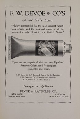 <em>"Advertisement."</em>, 1919. Printed material. Brooklyn Museum, NYARC Documenting the Gilded Age phase 2. (Photo: New York Art Resources Consortium, N1236_Un3_So2_1919_0121.jpg