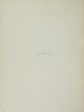<em>"Blank page."</em>, 1910. Printed material. Brooklyn Museum, NYARC Documenting the Gilded Age phase 1. (Photo: New York Art Resources Consortium, N133_C82_0064.jpg