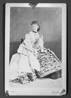 <em>"Bierstadt Collection. Rosalie Bierstadt, seated."</em>. b/w negative, 4x5in. Brooklyn Museum. (N200_B473_A1_Rosalie_seated_bw.jpg