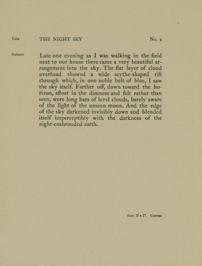 <em>"Checklist."</em>. Printed material. Brooklyn Museum, NYARC Documenting the Gilded Age phase 2. (Photo: New York Art Resources Consortium, N200_B81_G29_0006.jpg