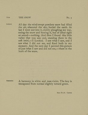 <em>"Checklist."</em>. Printed material. Brooklyn Museum, NYARC Documenting the Gilded Age phase 2. (Photo: New York Art Resources Consortium, N200_B81_G29_0007.jpg