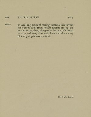 <em>"Checklist."</em>. Printed material. Brooklyn Museum, NYARC Documenting the Gilded Age phase 2. (Photo: New York Art Resources Consortium, N200_B81_G29_0009.jpg