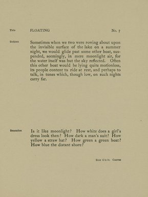 <em>"Checklist."</em>. Printed material. Brooklyn Museum, NYARC Documenting the Gilded Age phase 2. (Photo: New York Art Resources Consortium, N200_B81_G29_0011.jpg