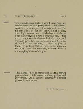 <em>"Checklist."</em>. Printed material. Brooklyn Museum, NYARC Documenting the Gilded Age phase 2. (Photo: New York Art Resources Consortium, N200_B81_G29_0012.jpg