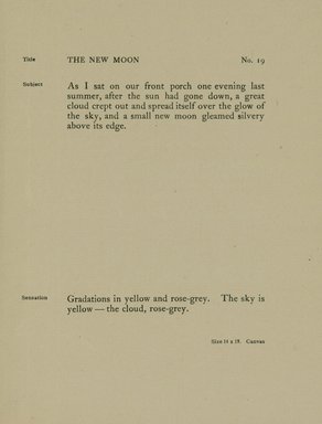 <em>"Checklist."</em>. Printed material. Brooklyn Museum, NYARC Documenting the Gilded Age phase 2. (Photo: New York Art Resources Consortium, N200_B81_G29_0023.jpg