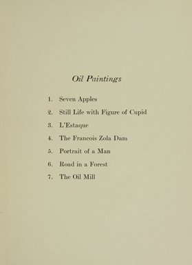<em>"Checklist."</em>, 1915. Printed material. Brooklyn Museum, NYARC Documenting the Gilded Age phase 1. (Photo: New York Art Resources Consortium, N200_C33_M76_0011.jpg