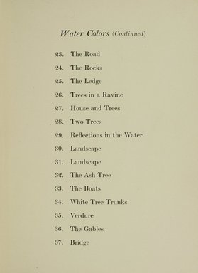 <em>"Checklist."</em>, 1915. Printed material. Brooklyn Museum, NYARC Documenting the Gilded Age phase 1. (Photo: New York Art Resources Consortium, N200_C33_M76_0013.jpg