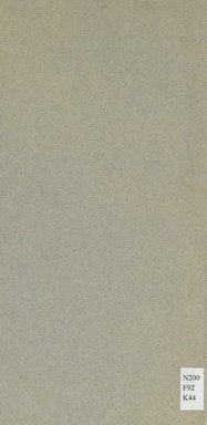 <em>"Back cover."</em>, 1906. Printed material. Brooklyn Museum, NYARC Documenting the Gilded Age phase 2. (Photo: New York Art Resources Consortium, N200_F92_K44_0012.jpg