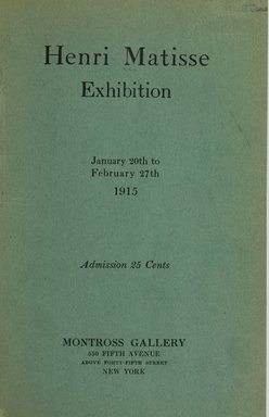 <em>"Front cover."</em>, 1915. Printed material. Brooklyn Museum, NYARC Documenting the Gilded Age phase 1. (Photo: New York Art Resources Consortium, N200_M42_M76_0009.jpg