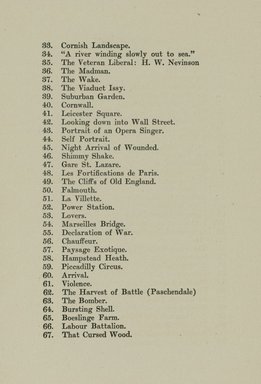 <em>"Checklist."</em>, 1920. Printed material. Brooklyn Museum, NYARC Documenting the Gilded Age phase 2. (Photo: New York Art Resources Consortium, N200_N41_B66_0015.jpg