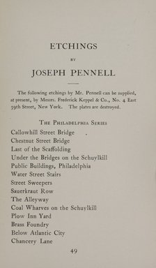 <em>"Checklist."</em>, 1907. Printed material. Brooklyn Museum, NYARC Documenting the Gilded Age phase 2. (Photo: New York Art Resources Consortium, N200_P38_K44_0051.jpg