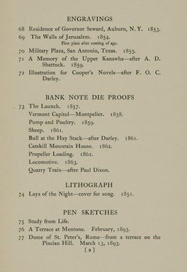 <em>"Checklist."</em>, 1910. Printed material. Brooklyn Museum, NYARC Documenting the Gilded Age phase 2. (Photo: New York Art Resources Consortium, N200_Sm4_C33_0011.jpg
