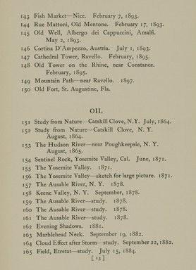 <em>"Checklist."</em>, 1910. Printed material. Brooklyn Museum, NYARC Documenting the Gilded Age phase 2. (Photo: New York Art Resources Consortium, N200_Sm4_C33_0015.jpg