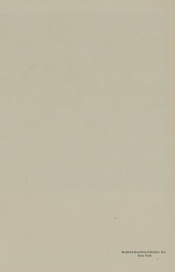 <em>"Blank page."</em>, 1922. Printed material. Brooklyn Museum, NYARC Documenting the Gilded Age phase 2. (Photo: New York Art Resources Consortium, N200_Sp8_St4_0018.jpg