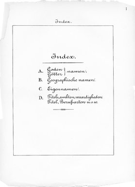 <em>"Index."</em>, 1909. Printed material. Brooklyn Museum, Hathi Trust 2013. (Photo: Brooklyn Museum, N364_L59_B63_Leiden_v2_004_pI.jpg