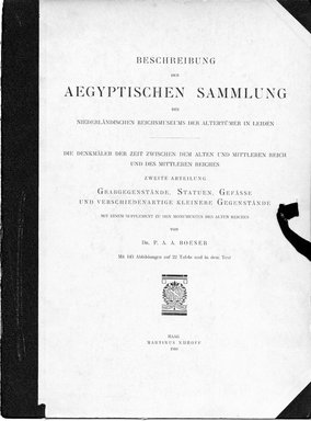 <em>"Front cover."</em>, 1910. Printed material. Brooklyn Museum, Hathi Trust 2013. (Photo: Brooklyn Museum, N364_L59_B63_Leiden_v3_001_front_cover.jpg